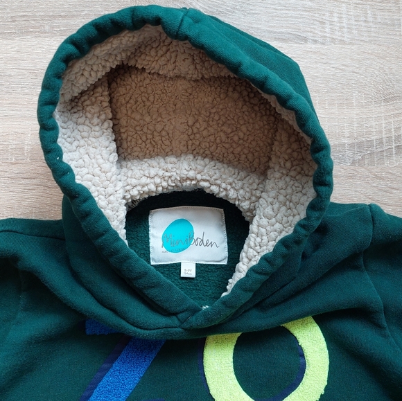 Mini Boden vguc hooded sweatshirt 8-9 years - Picture 9 of 16